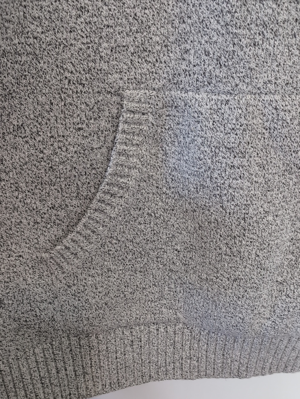 Old Navy Grey Fair Isle Knit Pullover Hooded Sweater Size Xl Tall - Picture 3 of 5